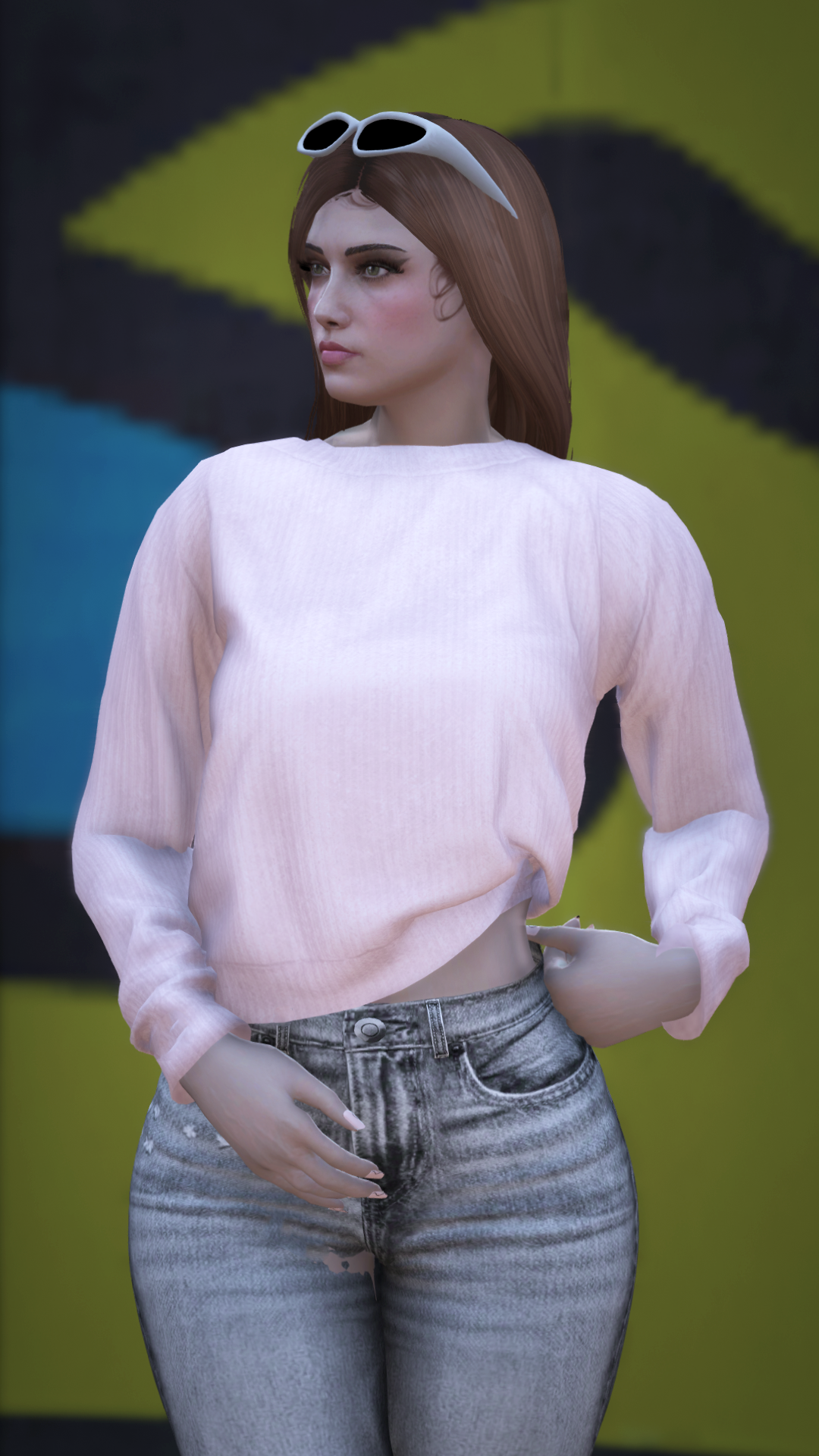 Ribbed Long Sleeve Sweater