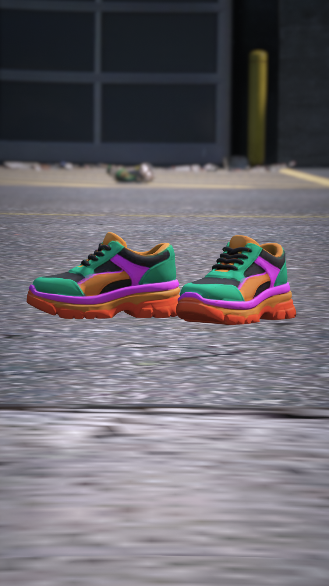 Thumbnail of Retro Sneaker (Unisex) in Rainbow 3