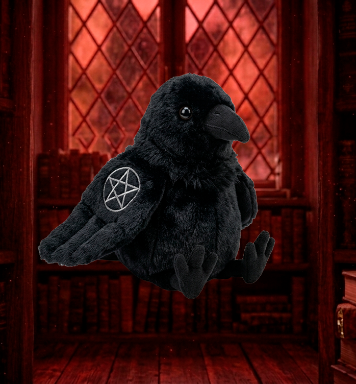 Gothic Raven Plushie