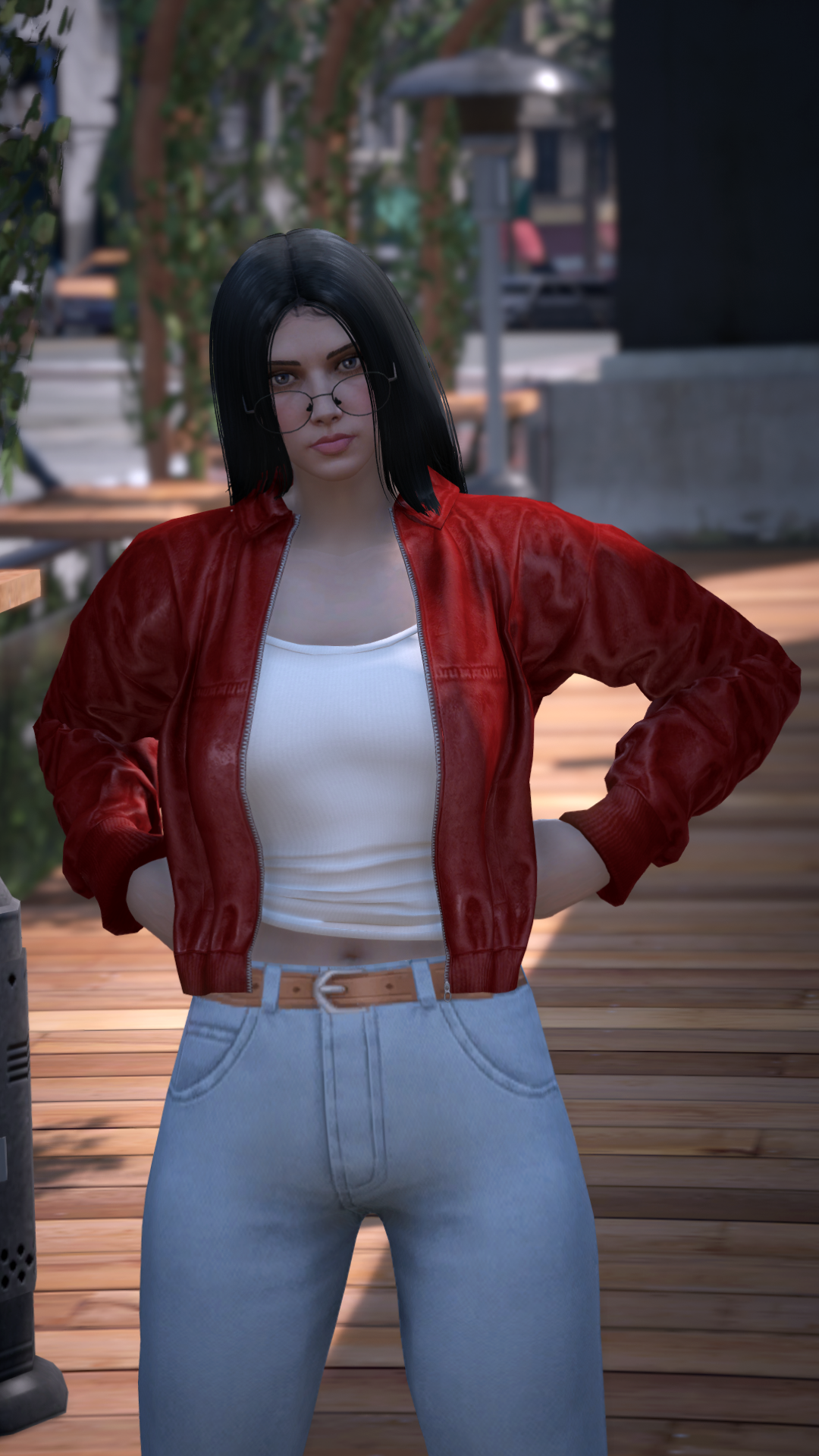 Zip-Up Bomber Jacket (Includes T-shirt)