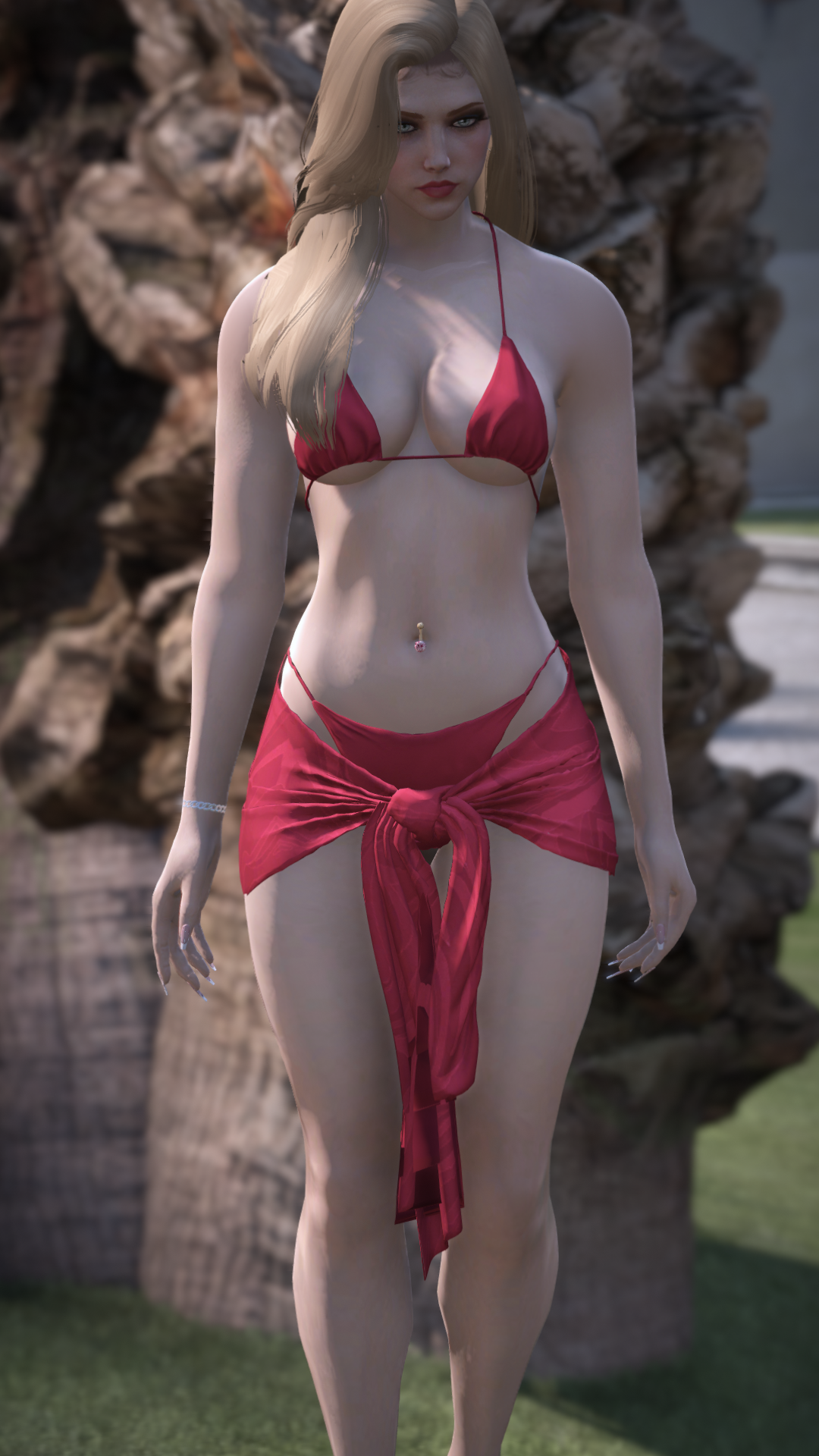 Thumbnail of Bikini & Pareo Set in Red