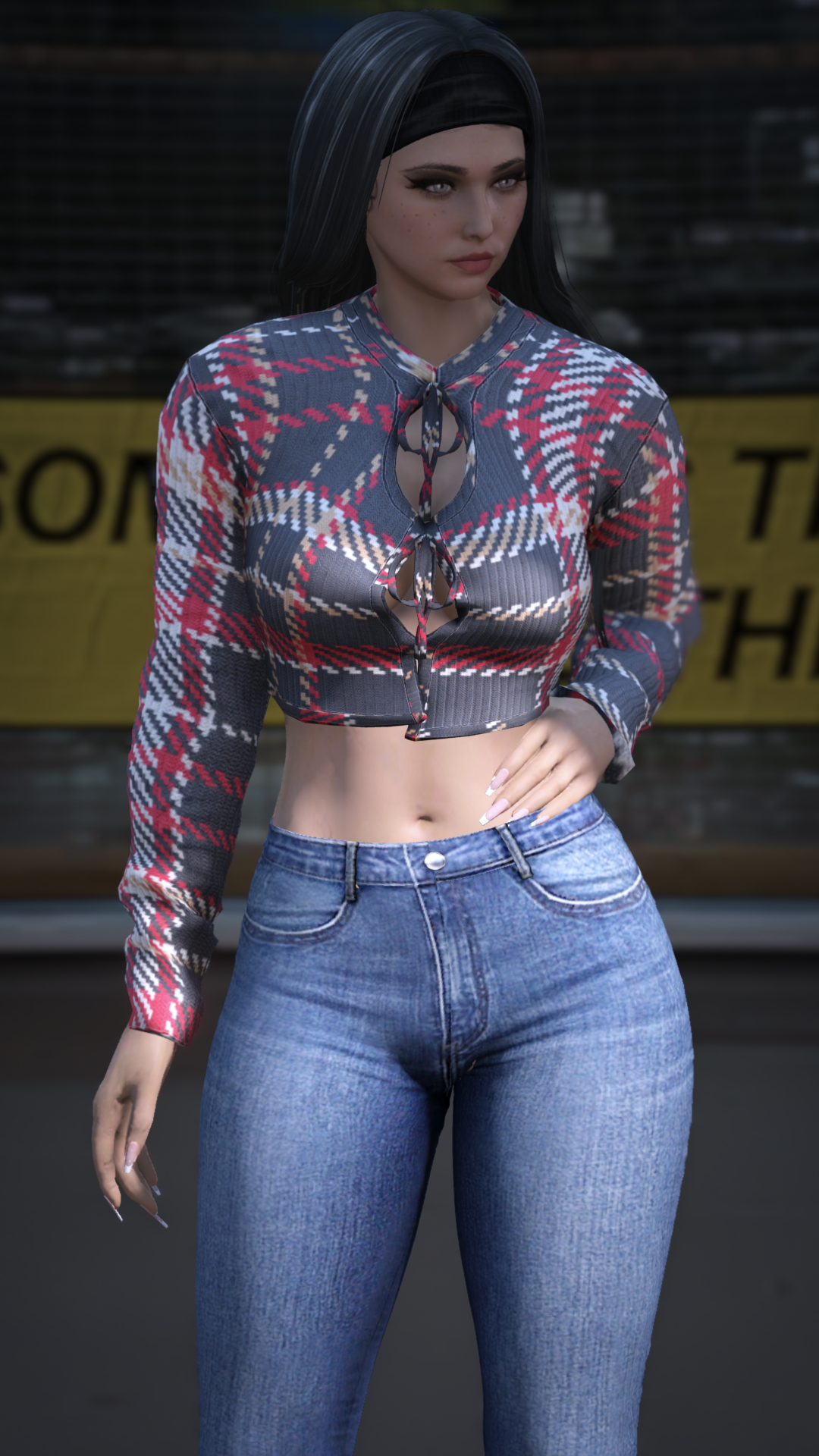 Thumbnail of Front Tie Cutout Crop Cardigan in Red