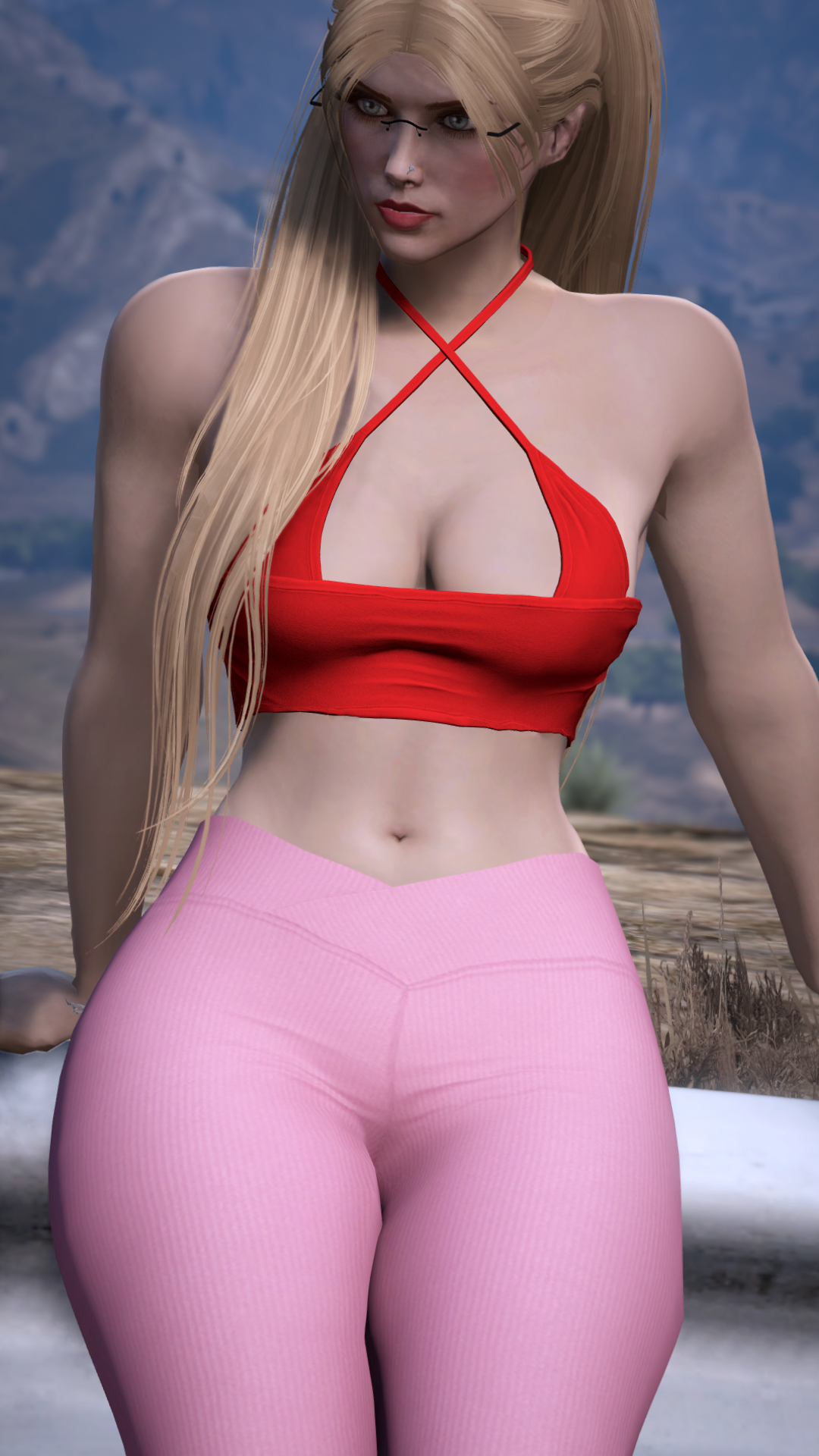 Thumbnail of Crisscross Front Top in Red