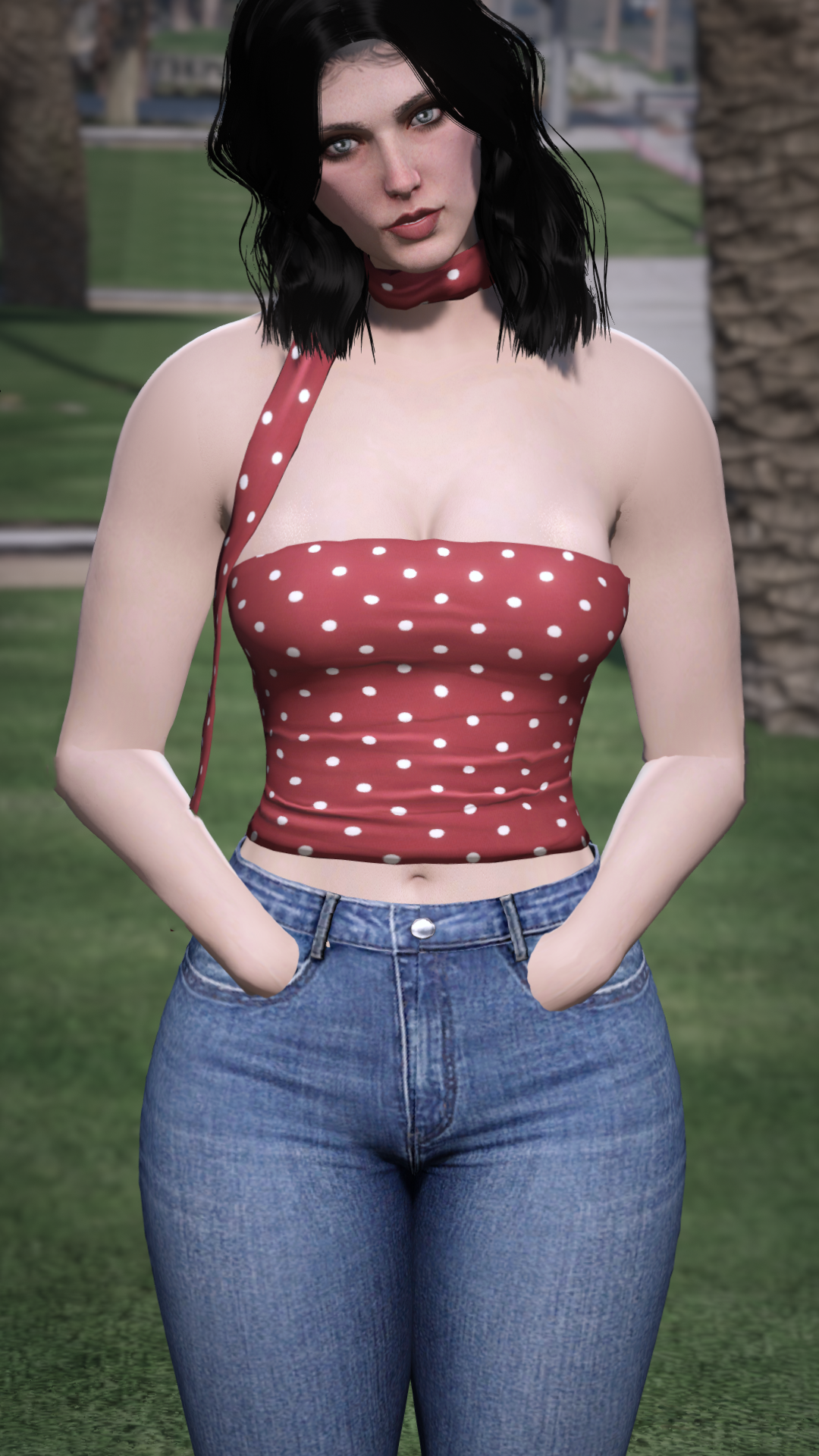 Choker Tube Top