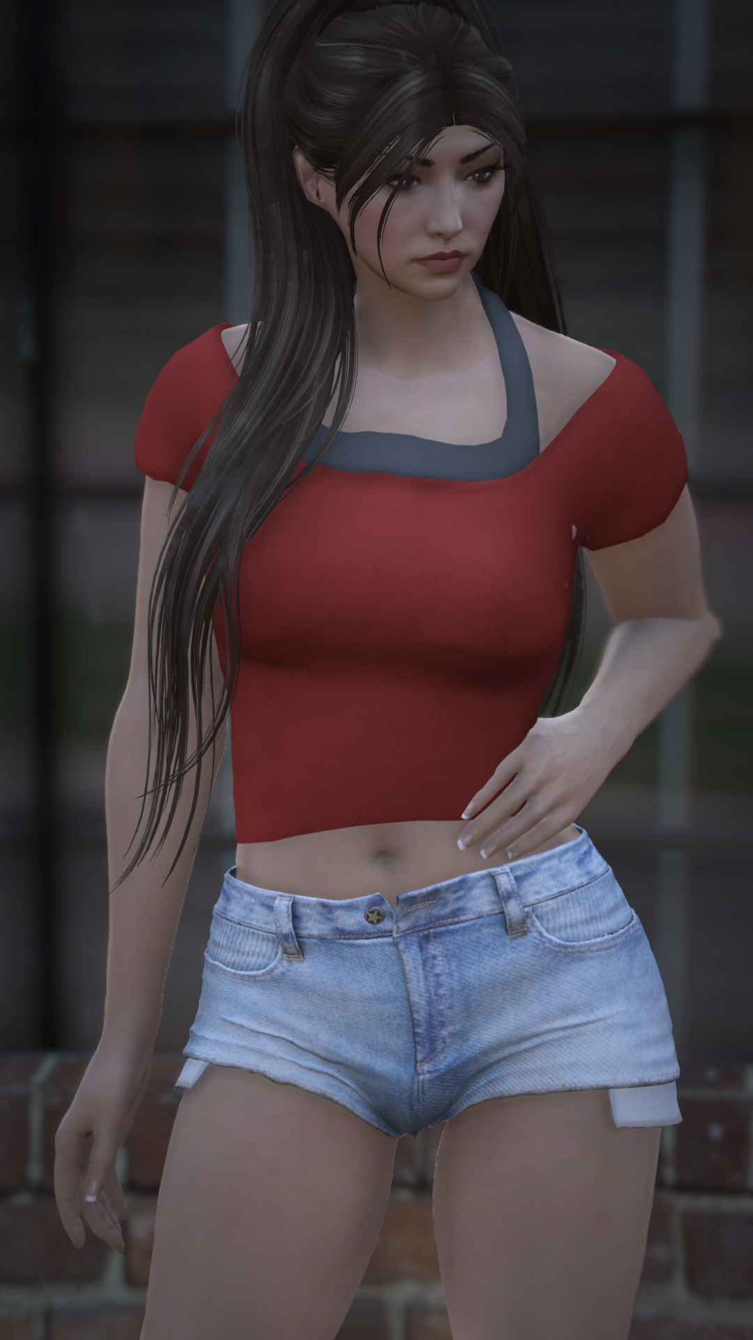 Thumbnail of Layered Baby Tee in Red