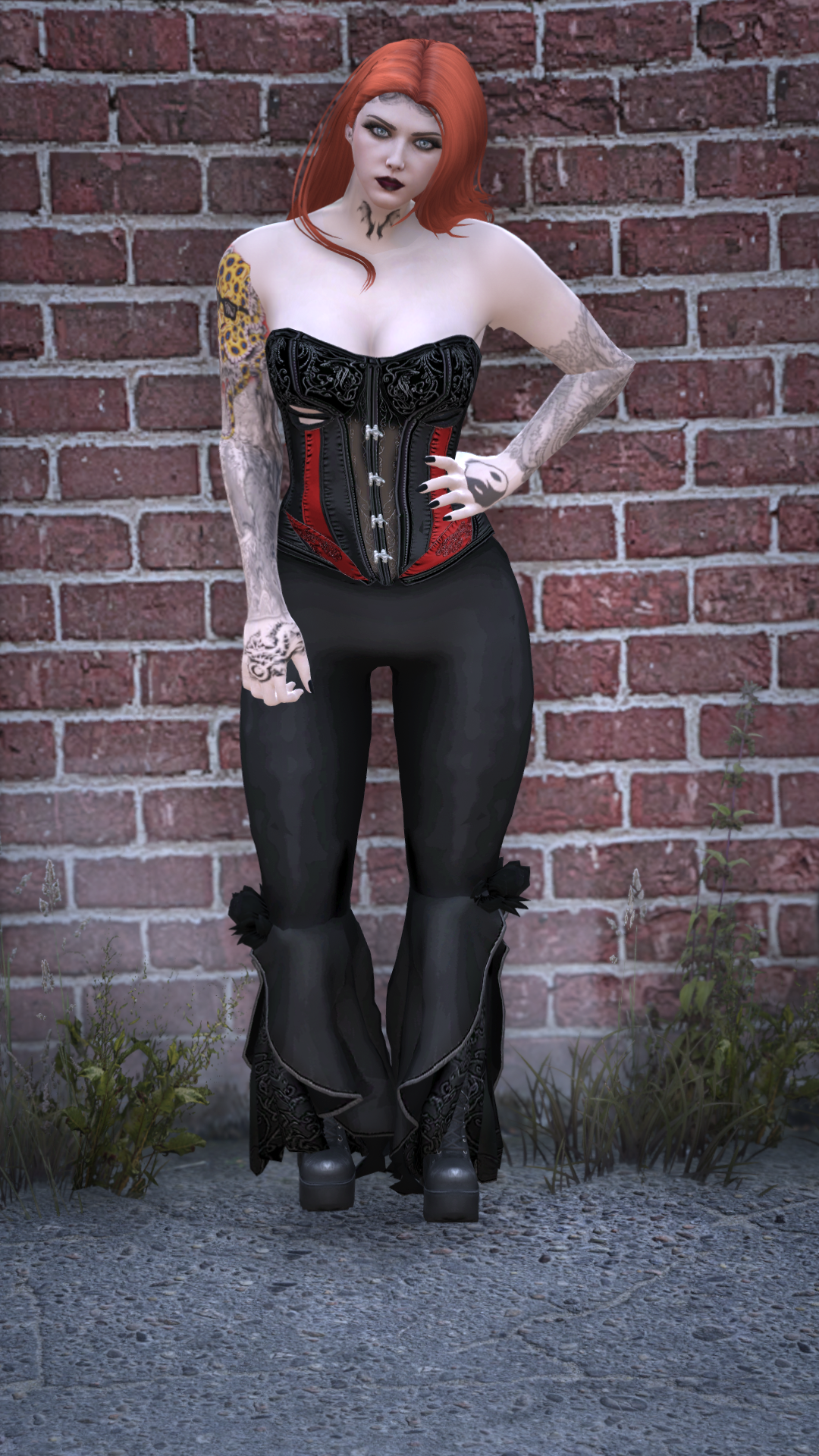 Midnight Vibes Gothic Outfit