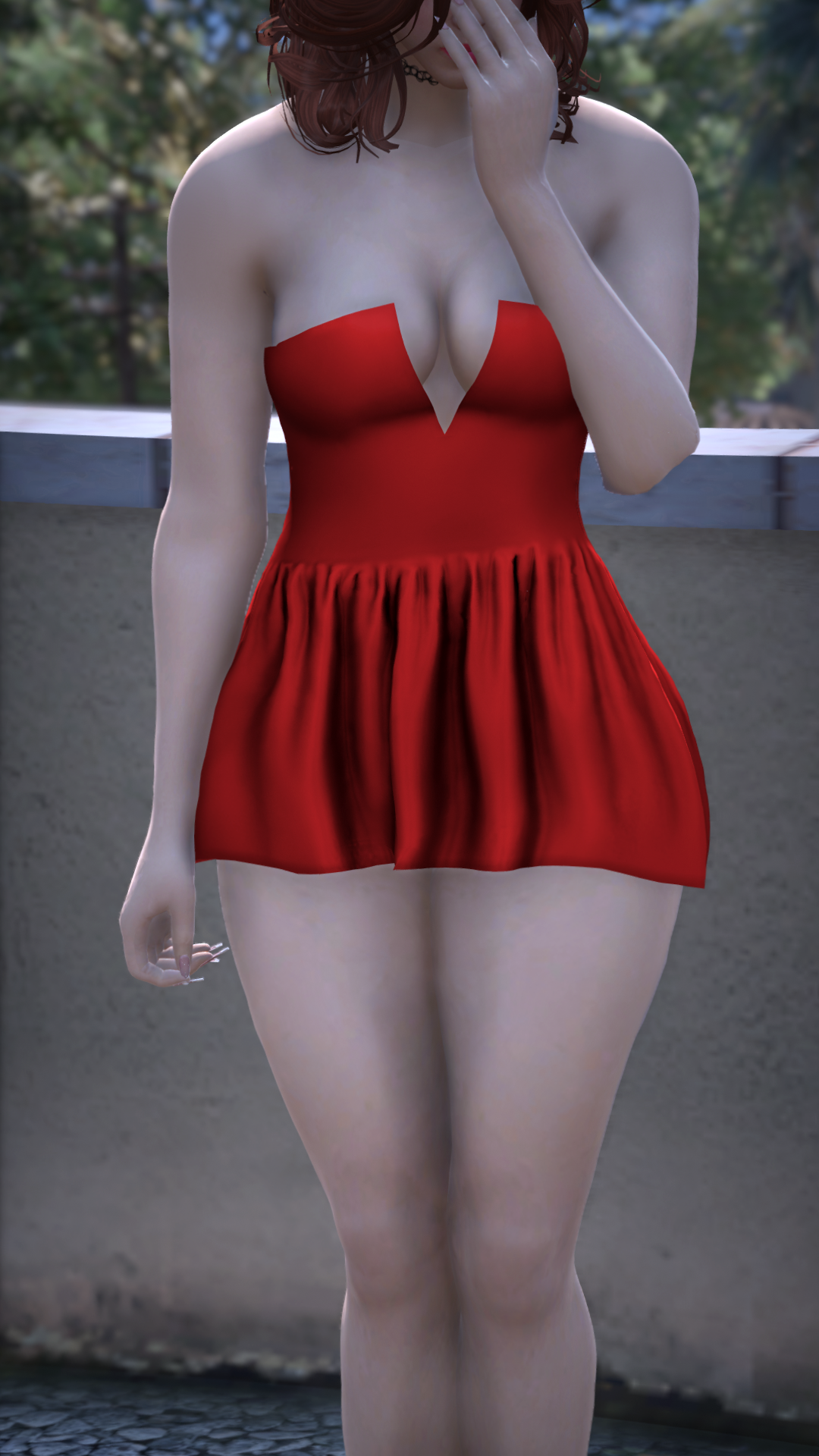 Thumbnail of Mini dress in Red