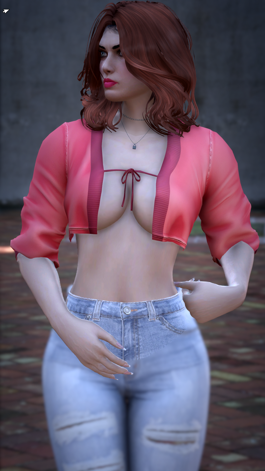 Thumbnail of Short Cardigan in Red