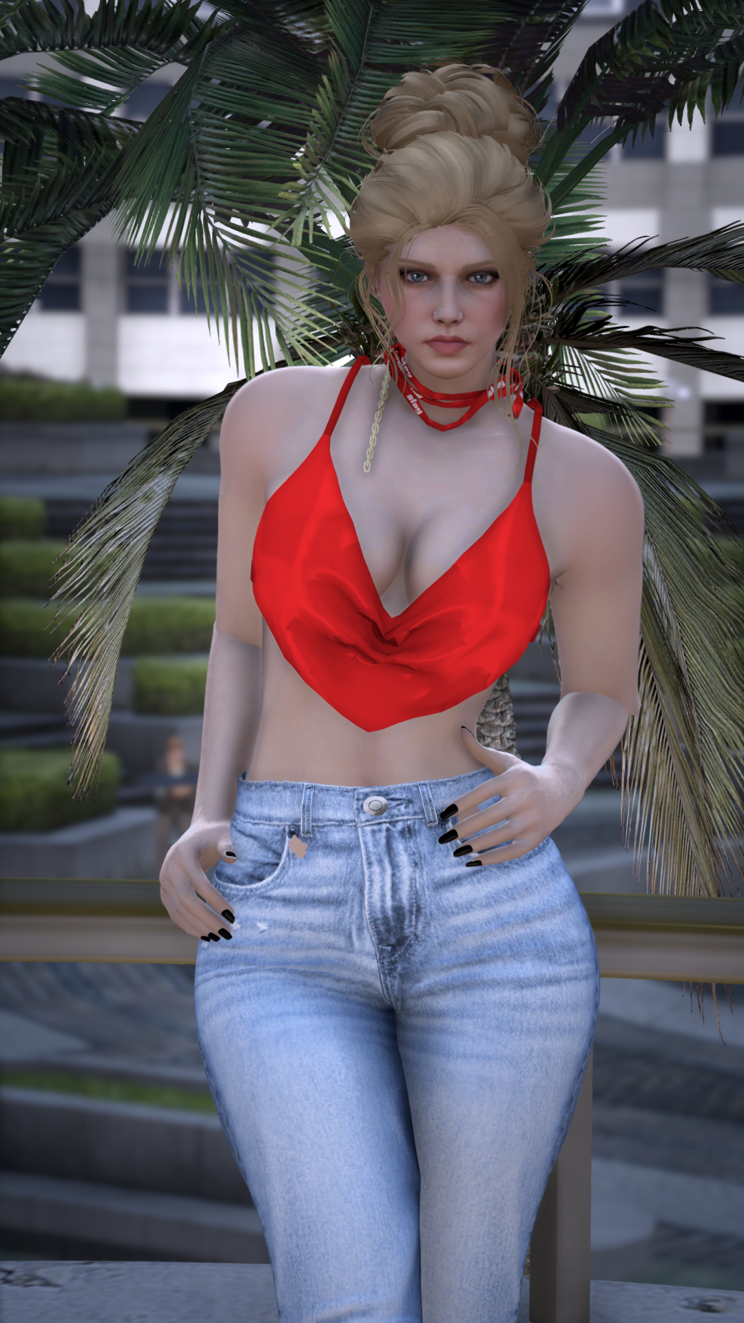 Thumbnail of Sunset Glow Top in Red