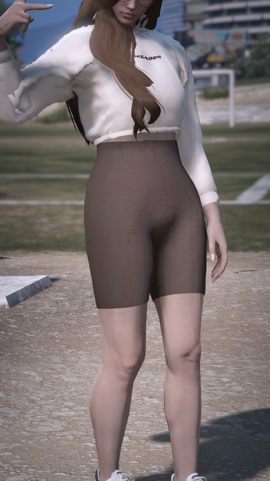 Thumbnail of Stretch Fit Active Shorts in Brown