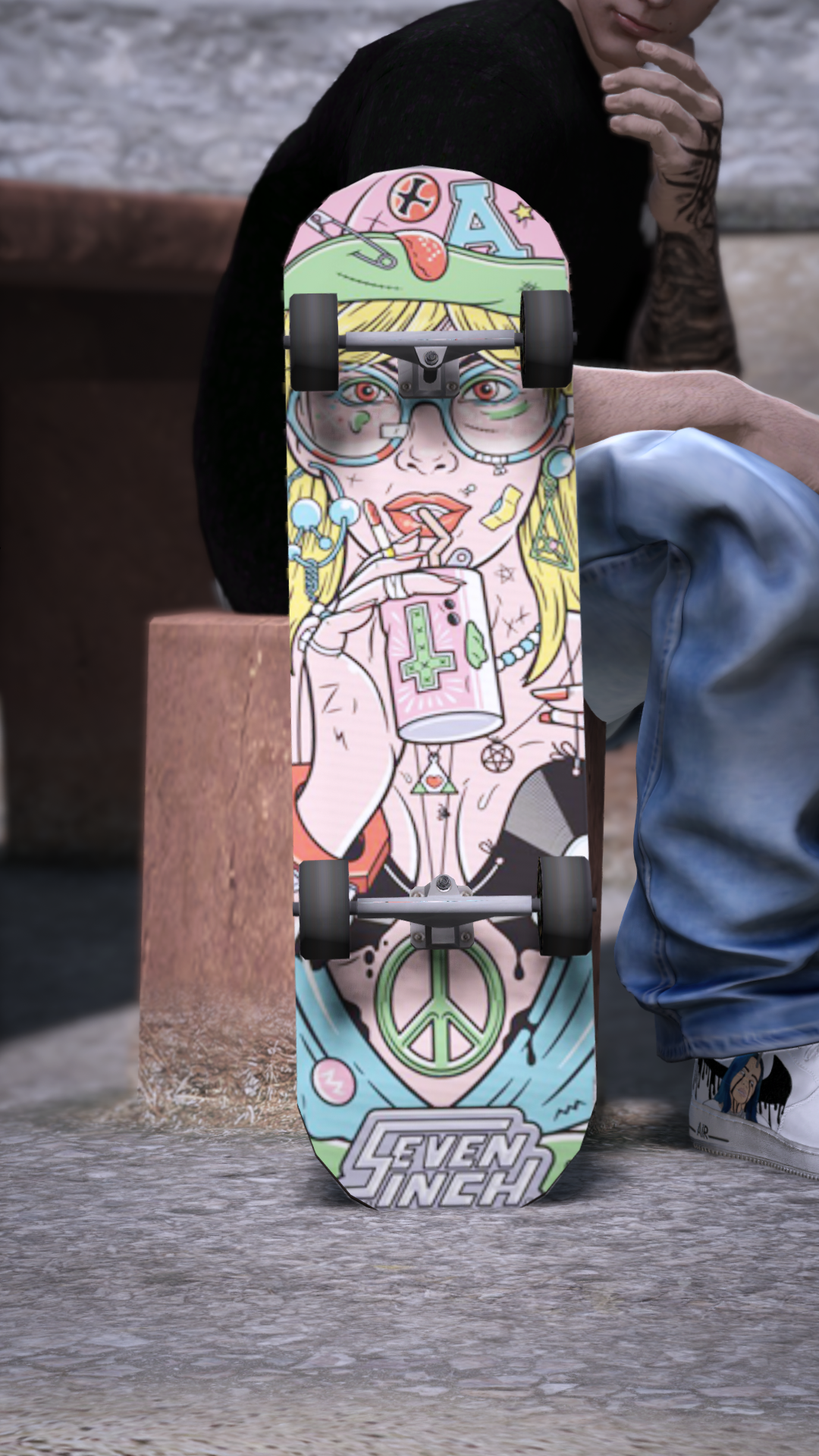 Thumbnail of Skateboards in Seven Inch Girl