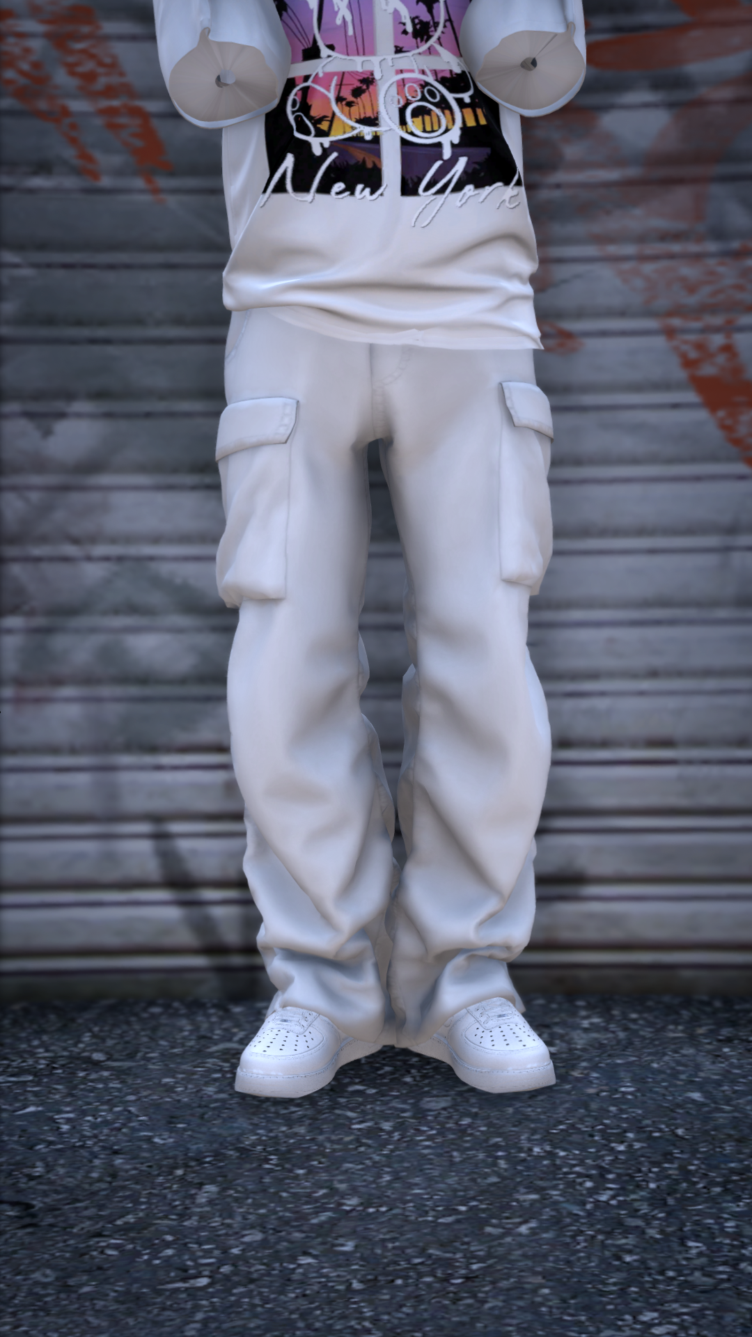 Thumbnail of Baggy Pants in White