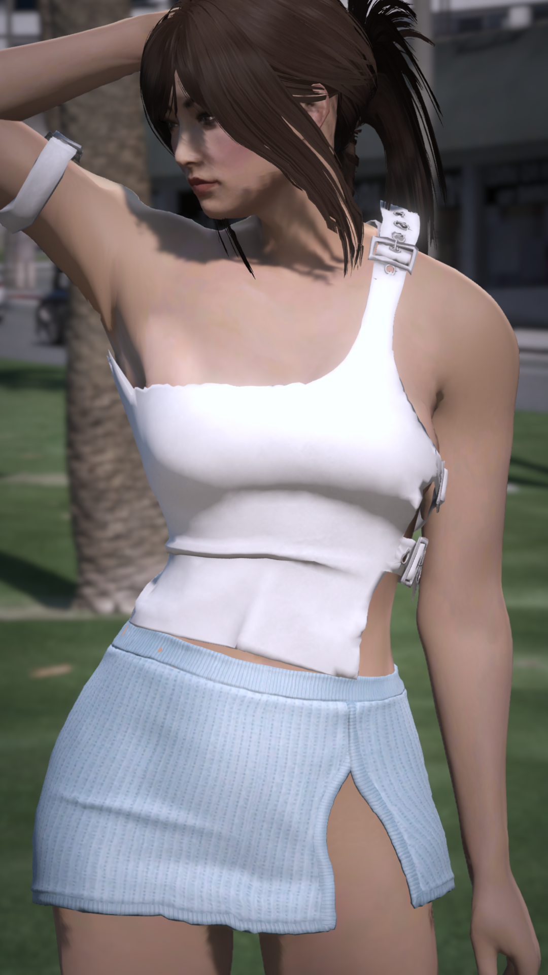 Thumbnail of Buckle Strap Top in White