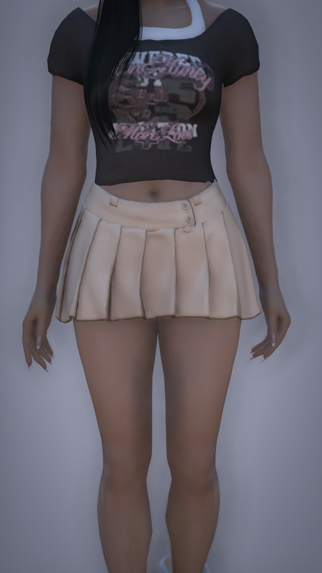 Thumbnail of Campus Pleated Mini Skirt in White