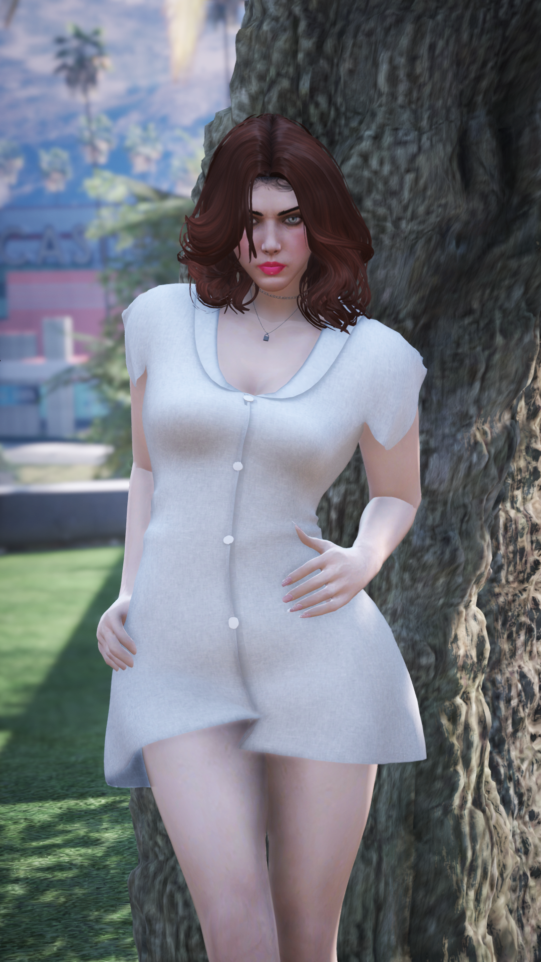 Thumbnail of Fancy Dress in White