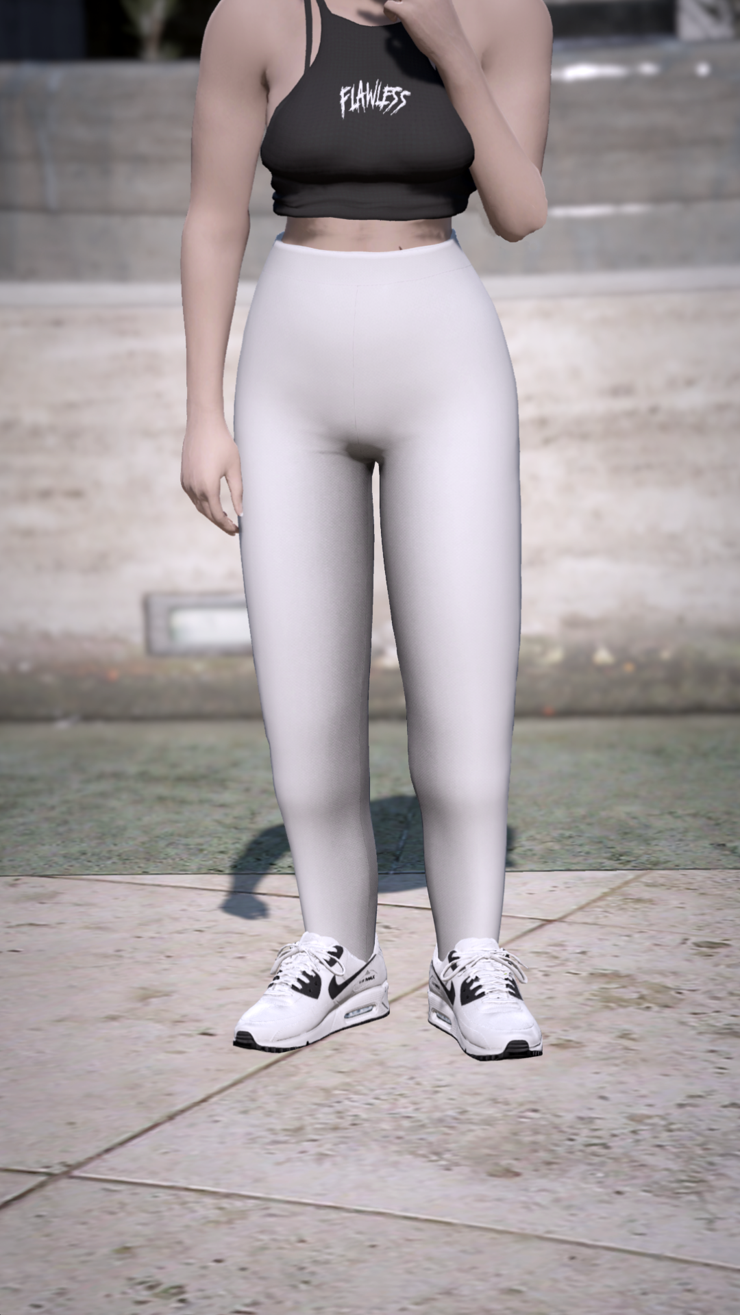 Thumbnail of High-Waist Leggings in White