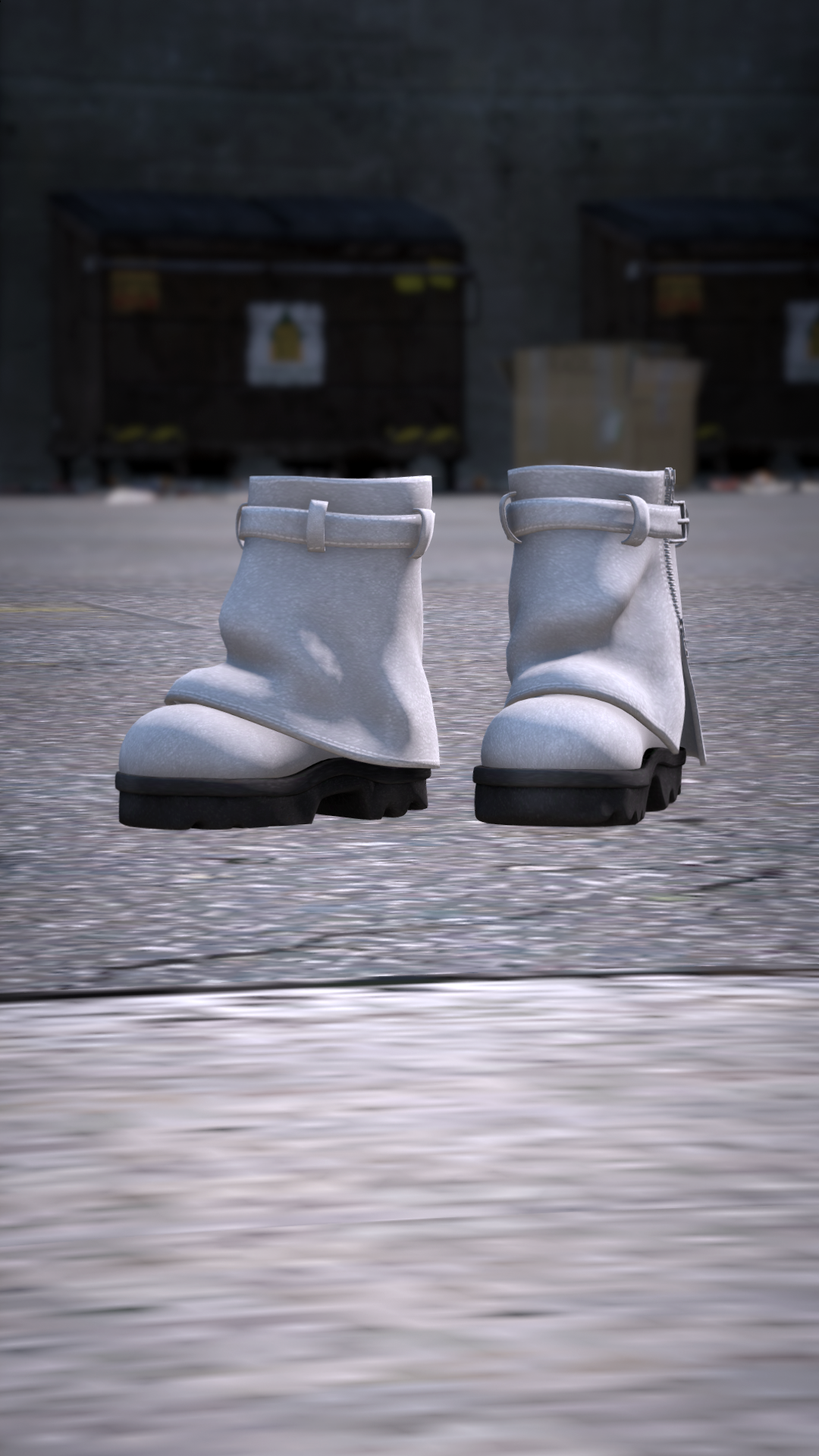 Thumbnail of Leather Boots in White