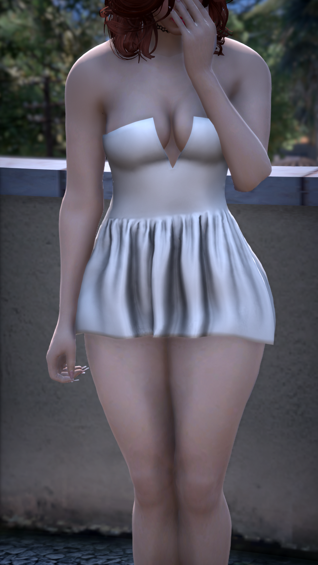 Thumbnail of Mini dress in White