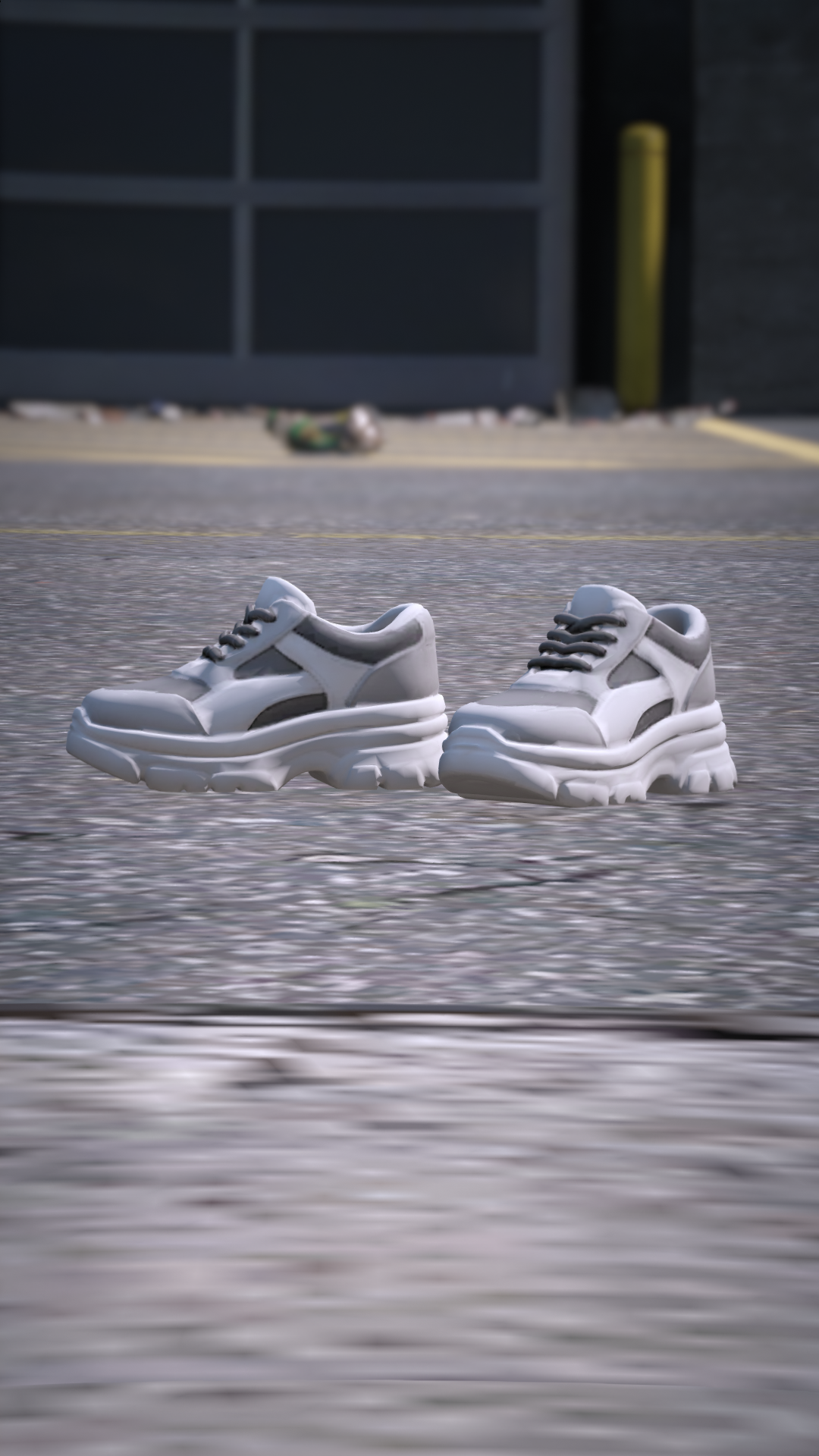 Thumbnail of Retro Sneaker (Unisex) in White