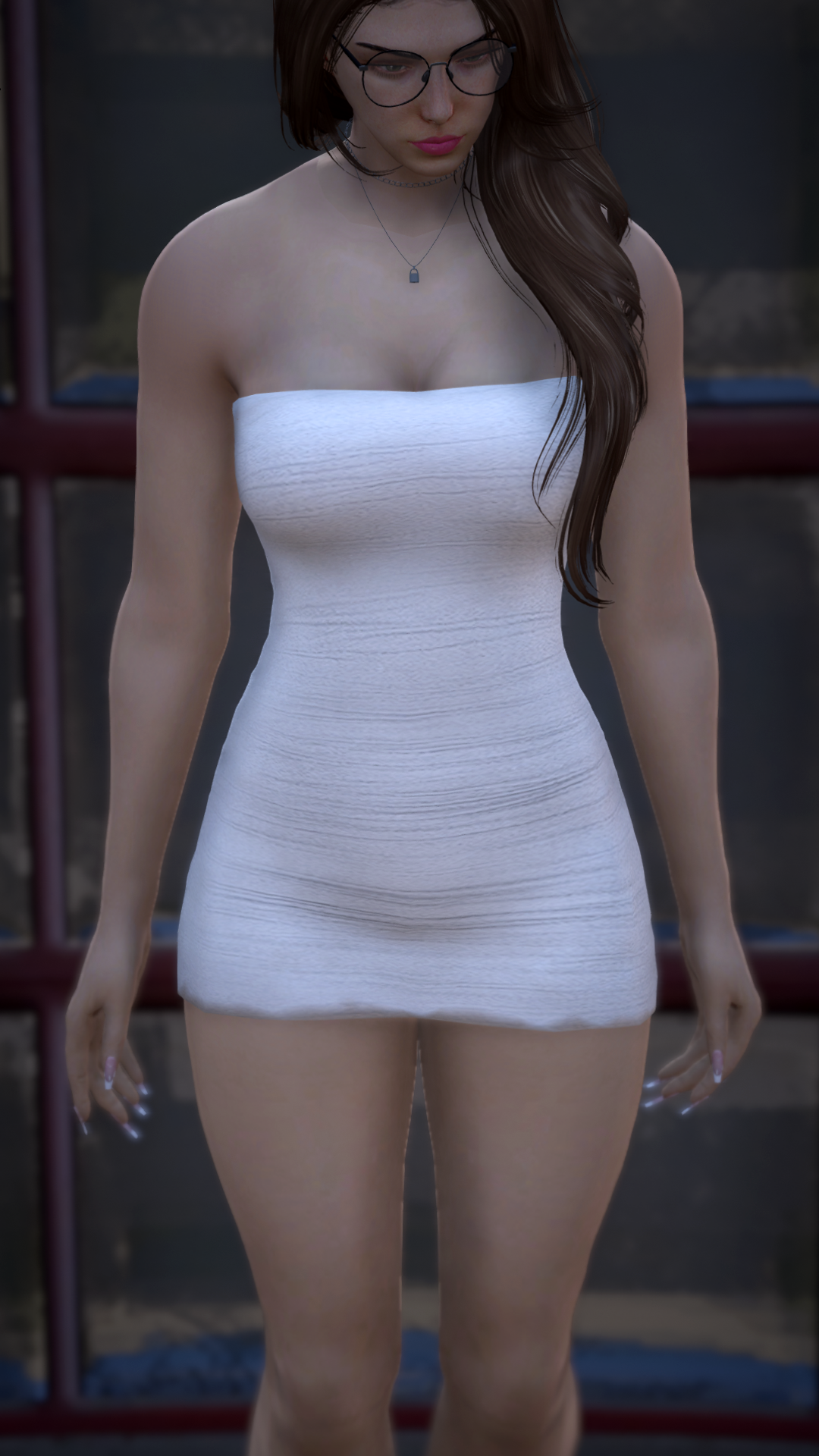 Thumbnail of Strapless Bodycon Mini in White
