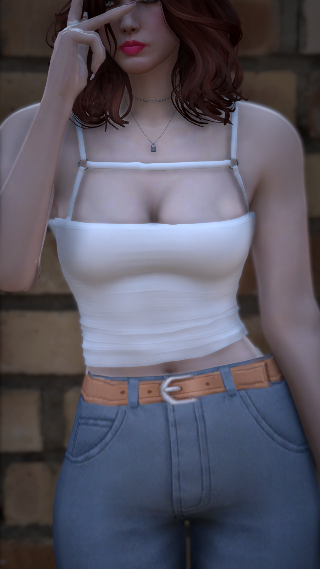 Thumbnail of Strappy Crop Top in White
