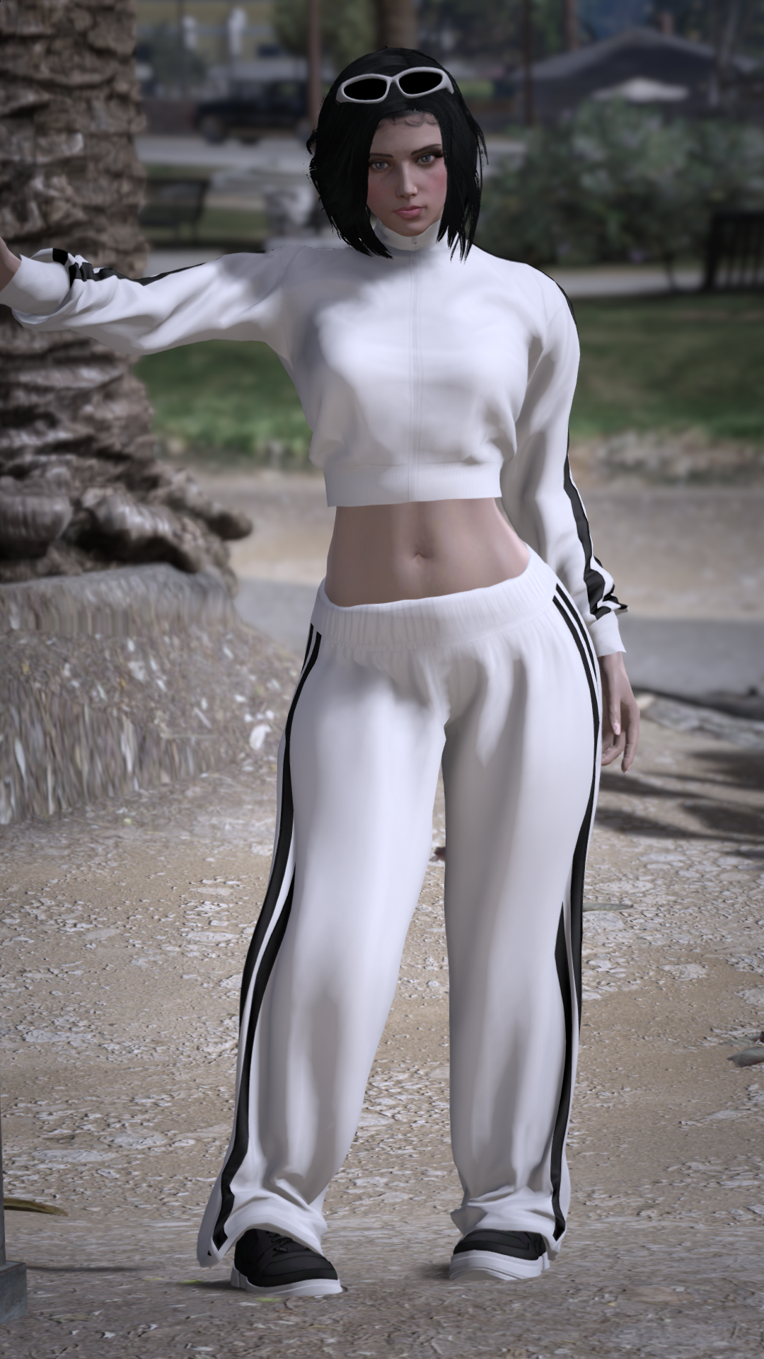Thumbnail of Casual Tracksuit Set in White