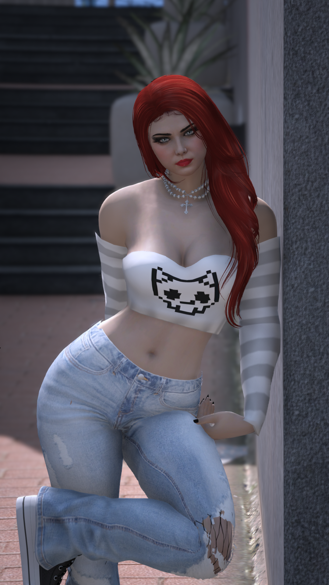Thumbnail of Off-Shoulder Top in White S