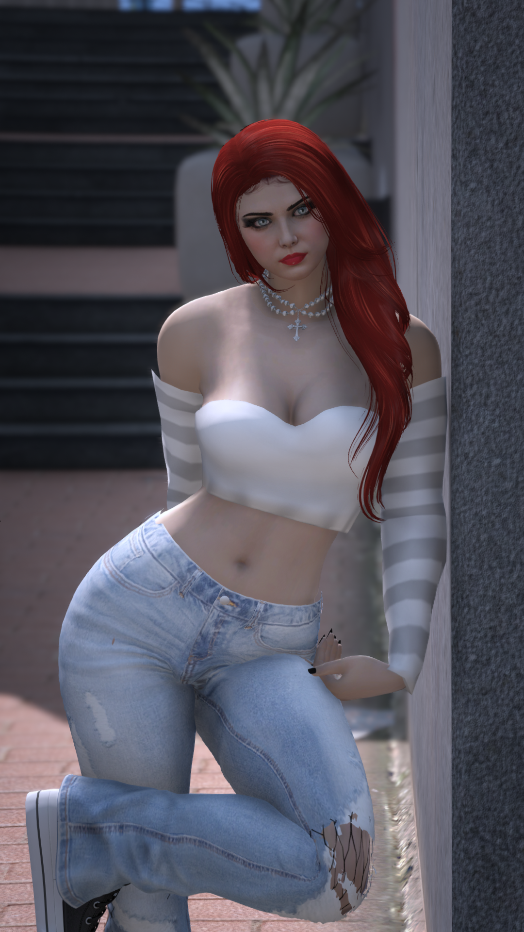 Thumbnail of Off-Shoulder Top in White