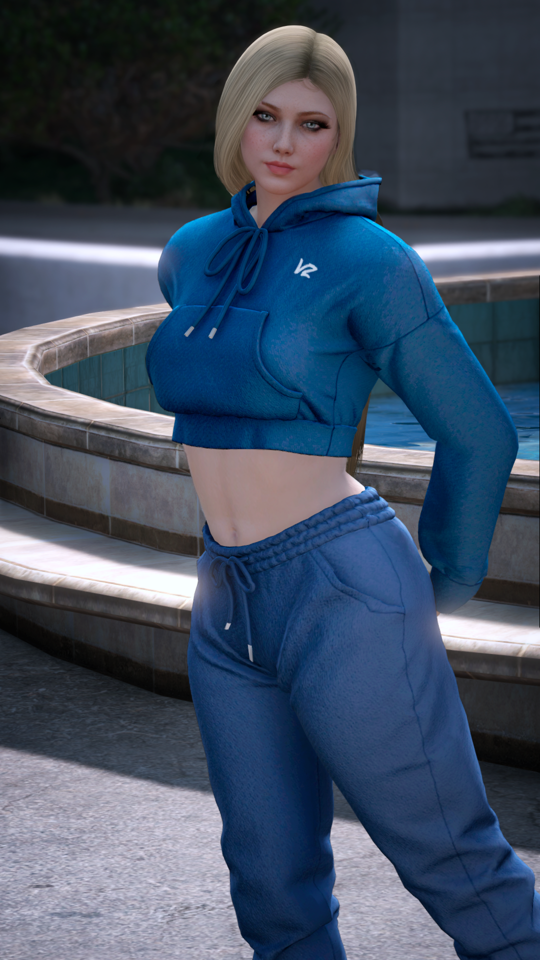 Thumbnail of Vibez Cozy Tracksuit in Blue