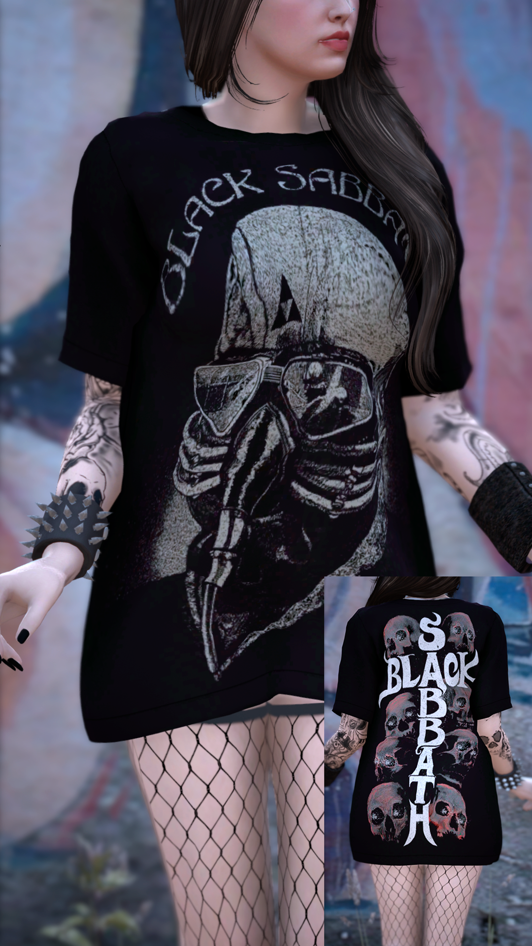 Thumbnail of Oversized Band T-Shirts in Black Sabbath