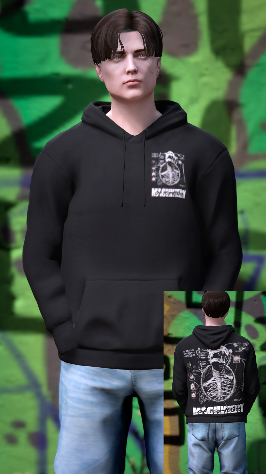 Thumbnail of Simple Hoddie in Maquinary