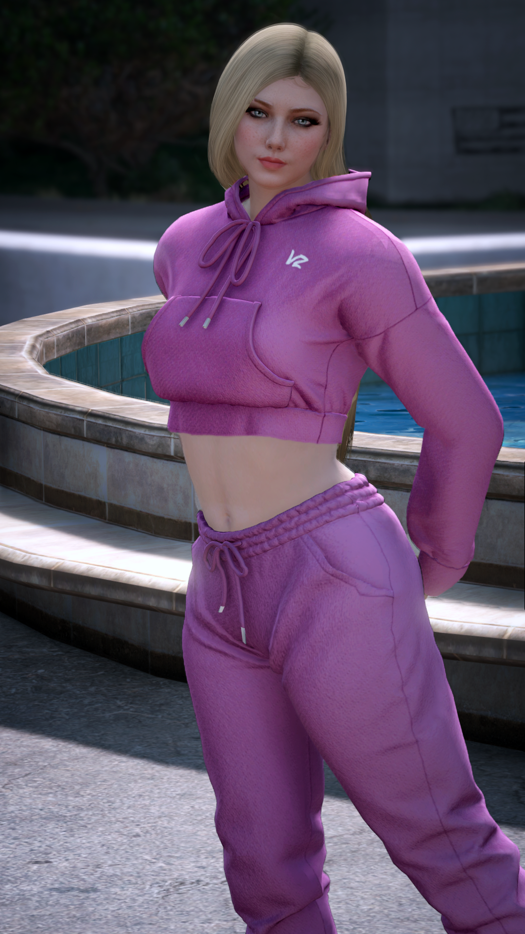 Thumbnail of Vibez Cozy Tracksuit in Purple
