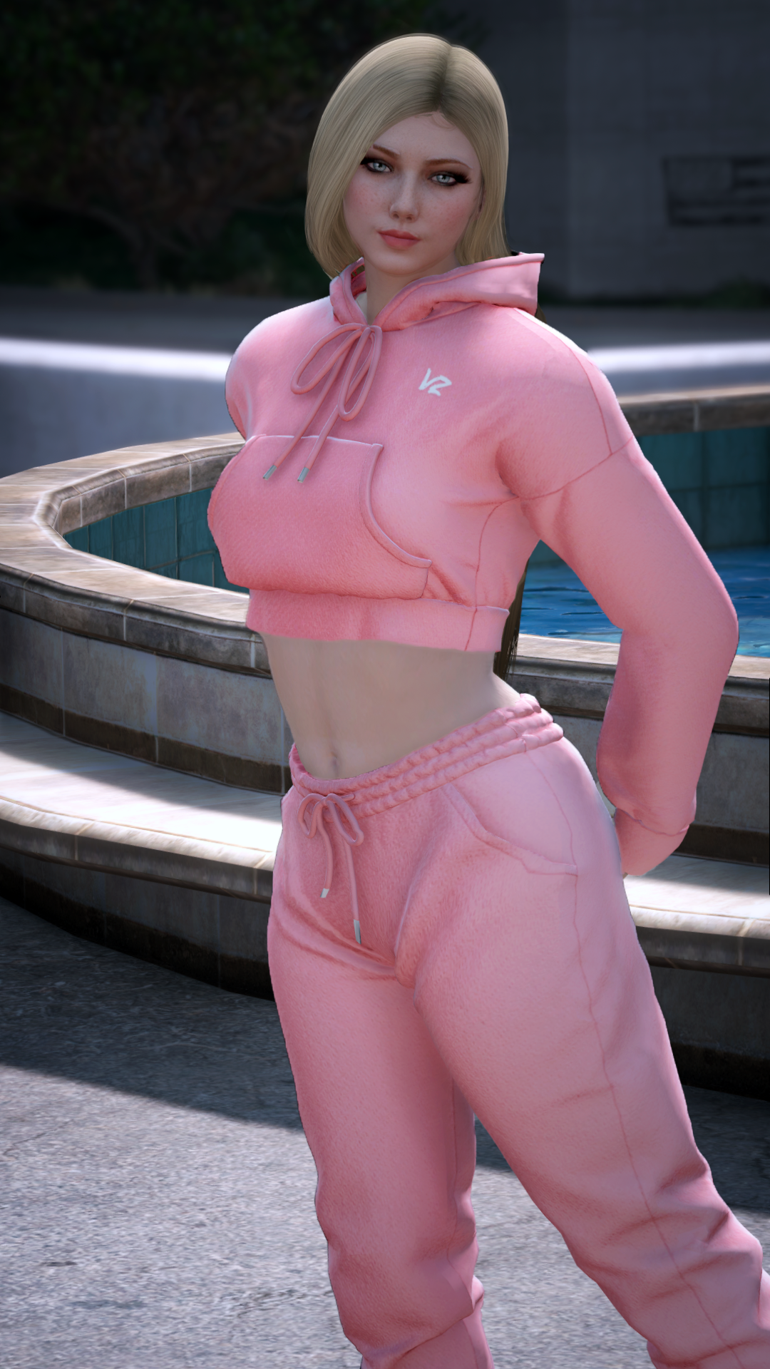 Thumbnail of Vibez Cozy Tracksuit in Pink